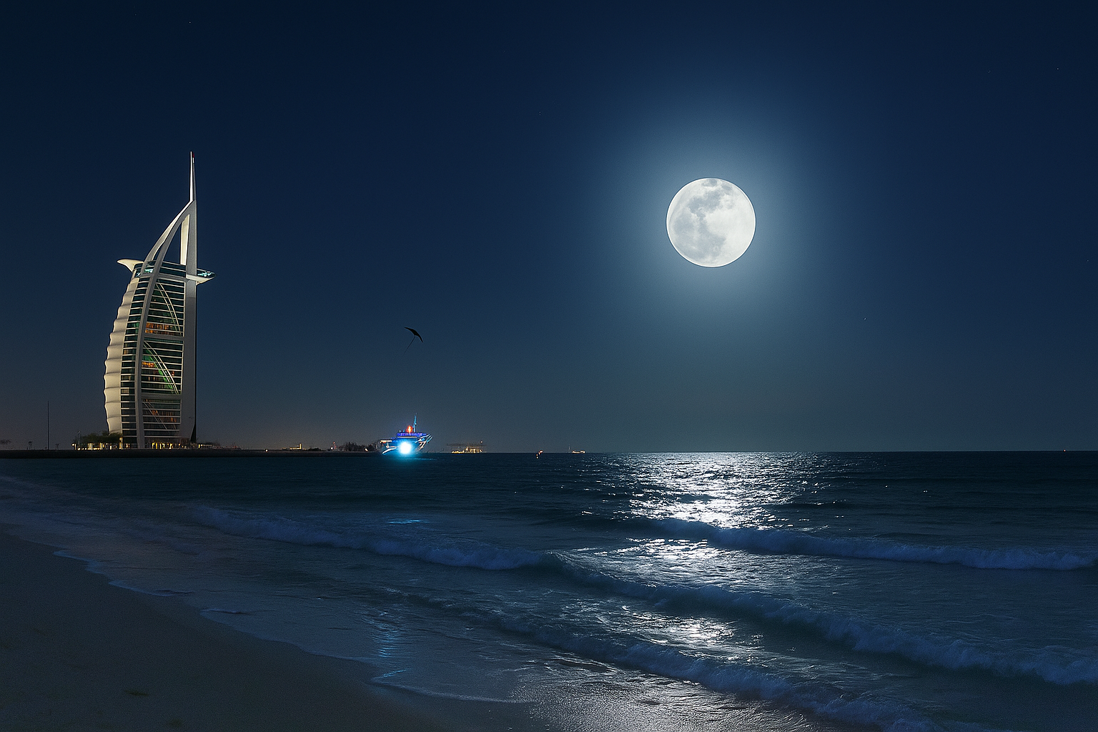 Umm Suqeim Night Swimming Beach Dubai – A Unique Beach After Dark