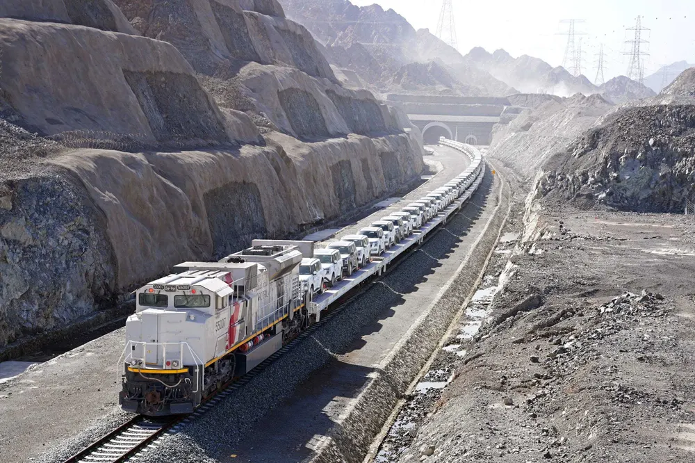 Etihad Rail marks milestone as first freight delivery of cars completed in UAE