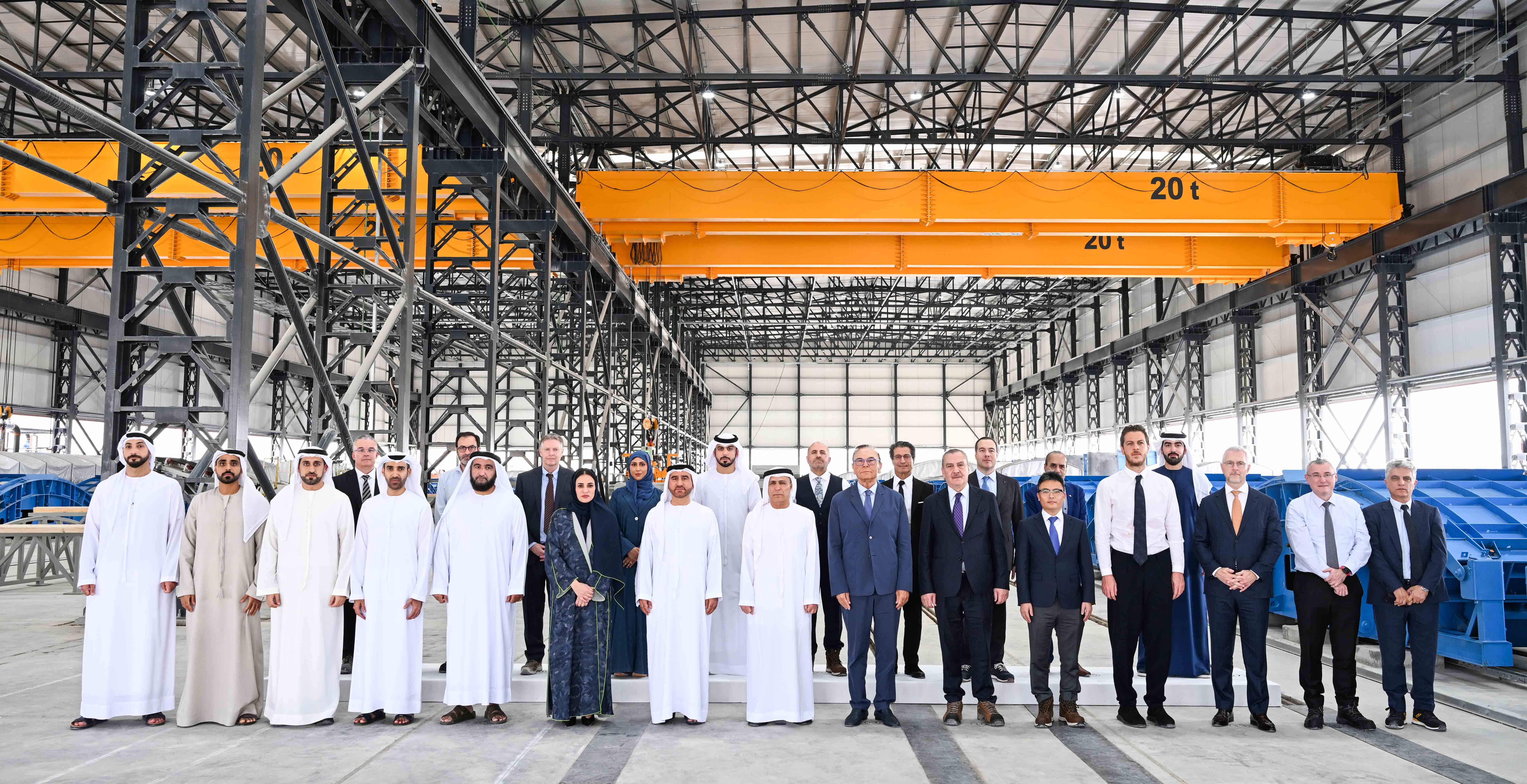 Al Tayer Chairs Dubai Metro Blue Line Forum meeting at Tunnel Rings Production Factory in International City