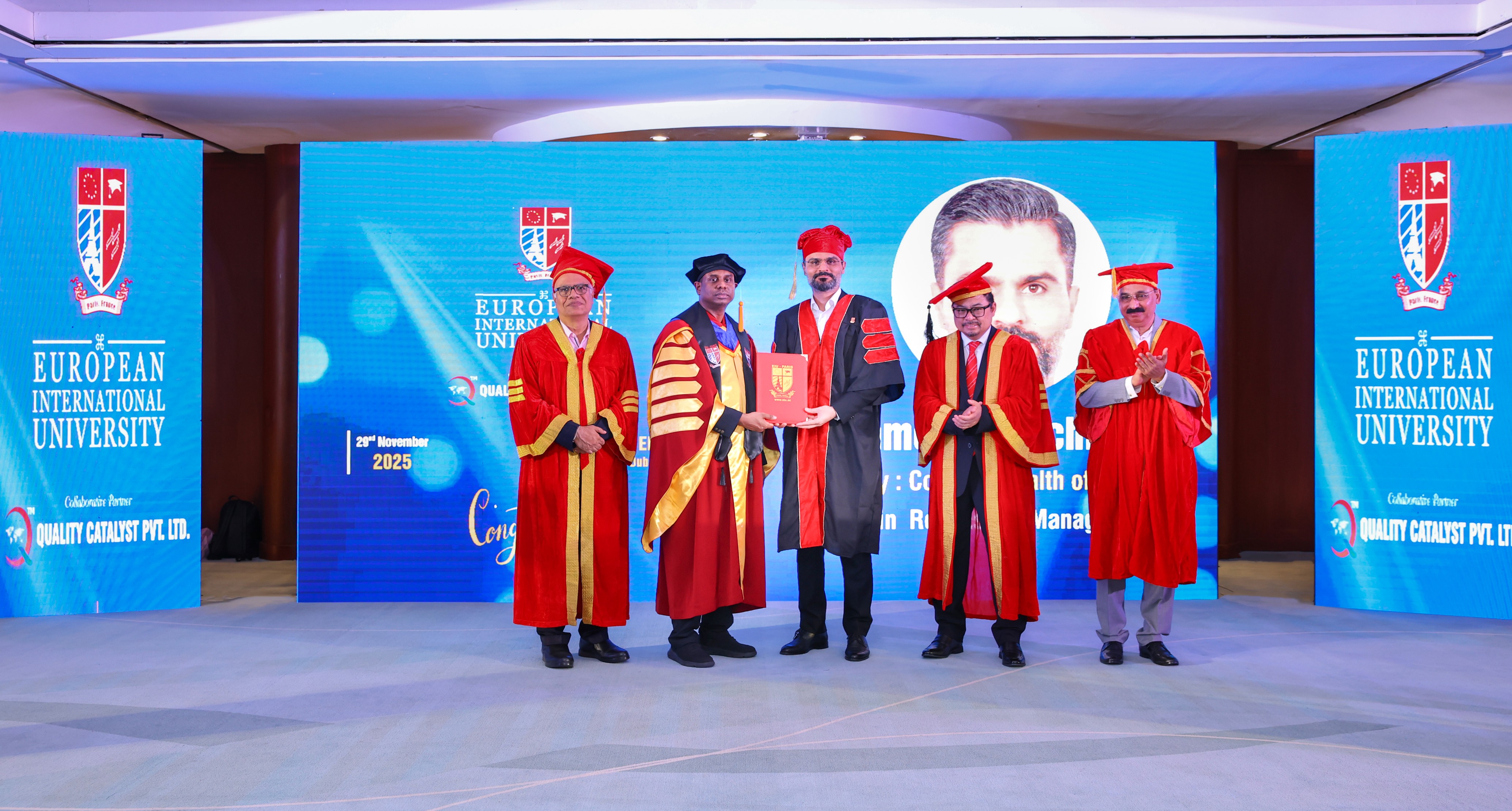 Hamed Ghelichkhani Receives Professional Doctorate in Real Estate Management from EIU Paris