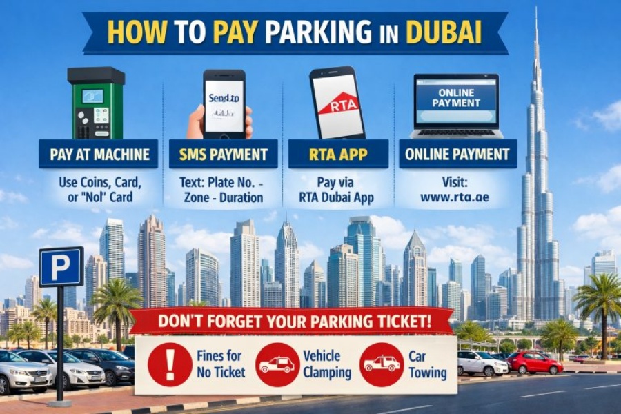 How to Pay Parking in Dubai