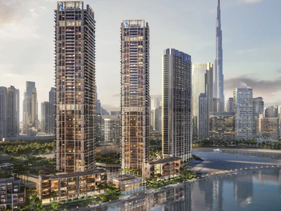 High-End Living by the Water | Dubai Skyline View