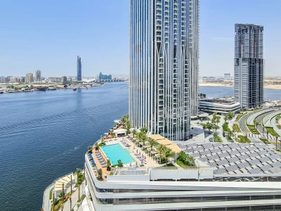 Full Sea and Burj Khalifa View | Spacious Layout